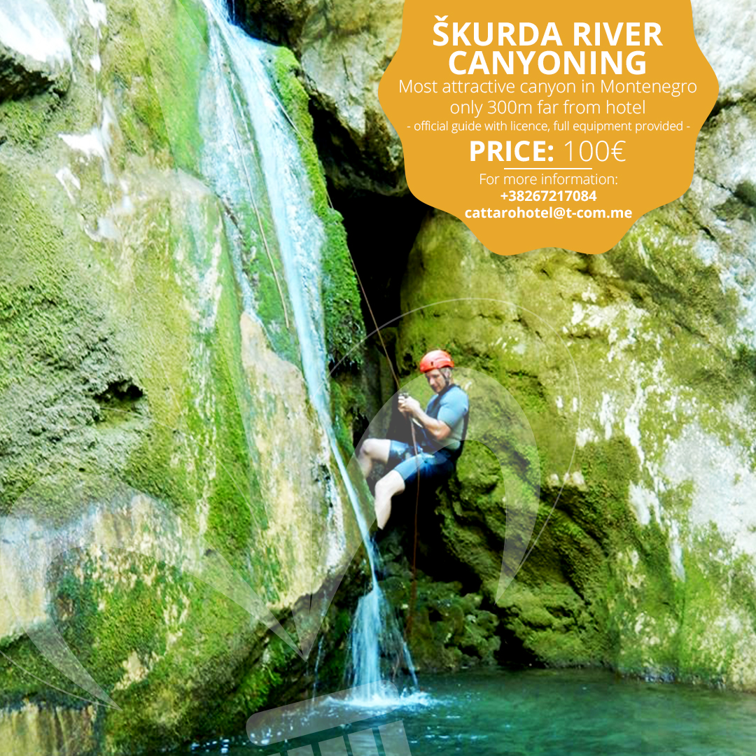 Skurda river canyoning tour
